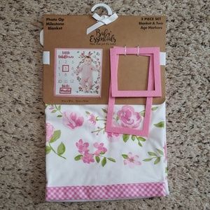 Baby Girl Milestone Blanket